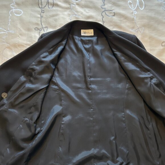 Vintage D'Oraz Double Breasted Blazer with Brass Button Details - Picture 6 of 14